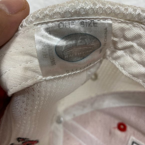 N.P.P Racing Team Hat Cap Strap Back Red White Embroidered Checkered Flag MOPAR - Picture 9 of 13